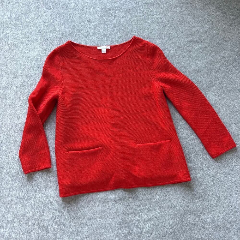 NWOT COS Orange Wool Sweater